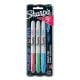 Sharpie Metallic Markers, Red, Green, Blue   3-Marker Set, Peggable