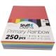 Stuff4 Primary Rainbow Cardstock Paper Pack 8.5