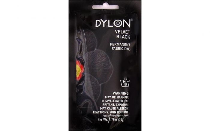 Dylon Permanent Fabric Dye 1.75oz Velvet Black