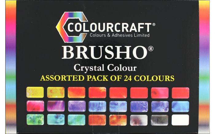 Brusho Yellow Crystal Colour by Colourcraft