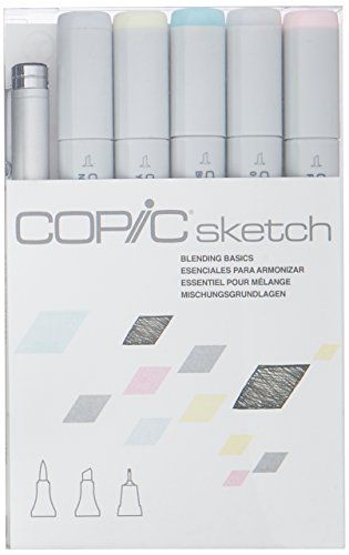 Copic Sketch Marker Blending Basics Set of 6