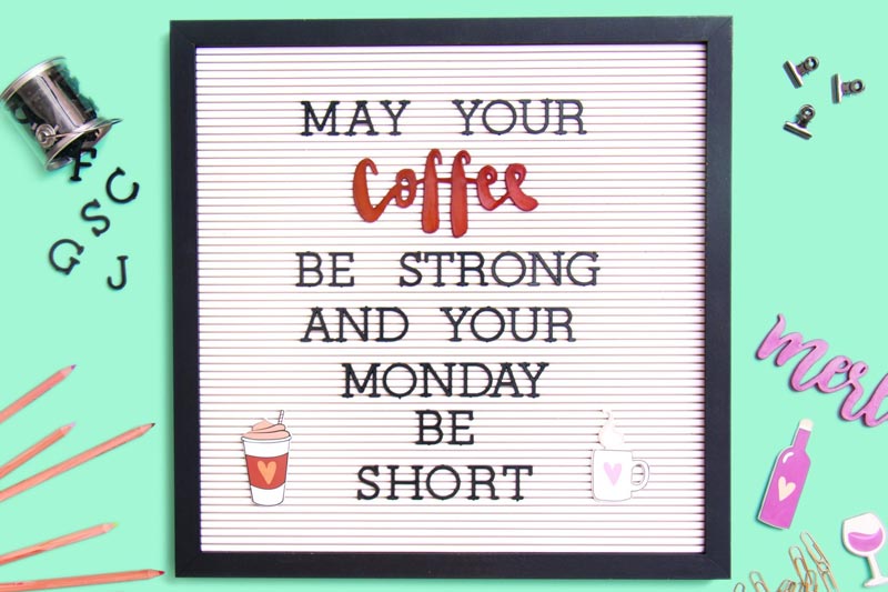 The hottest trend, Letterboards!